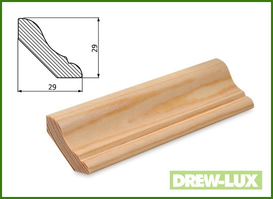 Ćwierćwałek sosnowy 2,9 x 2,9 (2,45-2,95)